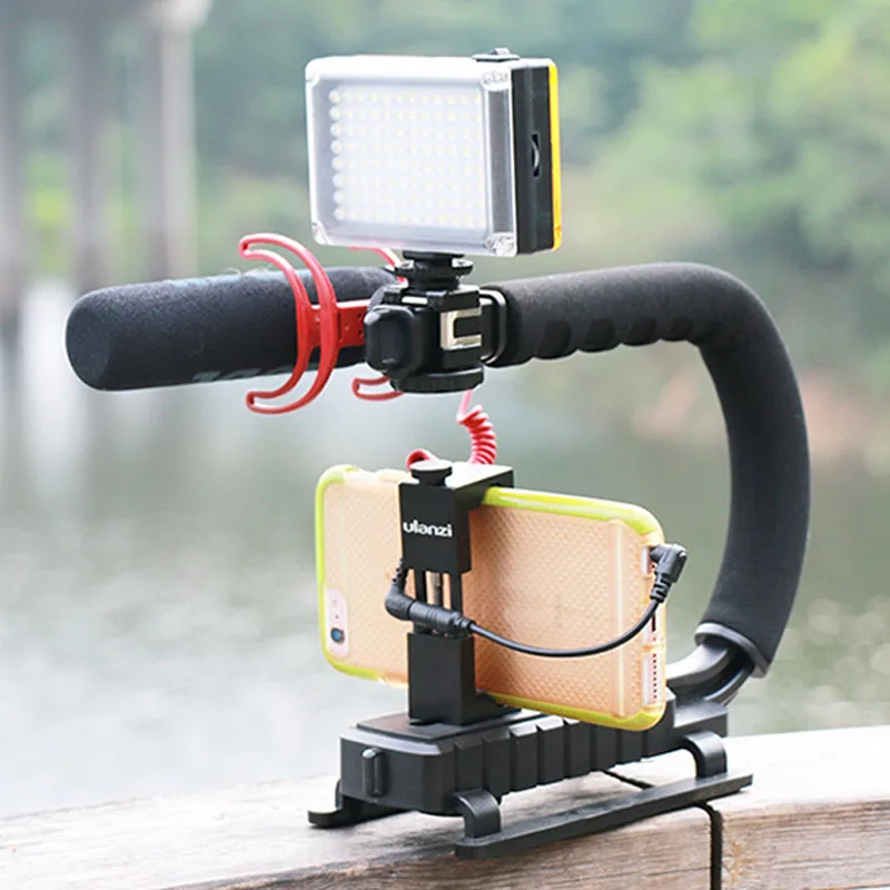 Roadfisher U C-Shaped Grip Rack Video Holder Support Stabilizer Handle Bracket 3 Hot Shoes Mount For DV Camcorder DSLR Camera
Roadfisher U C-Shaped Grip Rack Video Holder Support Stabilizer Handle Bracket 3 Hot Shoes Mount For DV Camcorder DSLR Camera