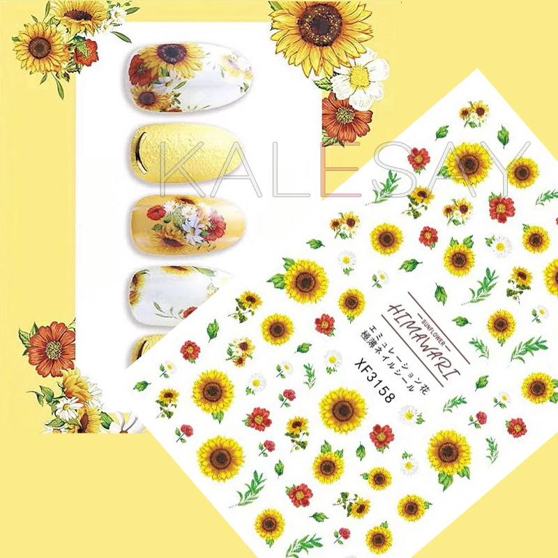 Popular Daisy Nail Sticker for Design Decoration Sunflower Nail Art Decals Adhesive Himawari Sticker for Nail Manicure Design
Popular Daisy Nail Sticker for Design Decoration Sunflower Nail Art Decals Adhesive Himawari Sticker for Nail Manicure Design