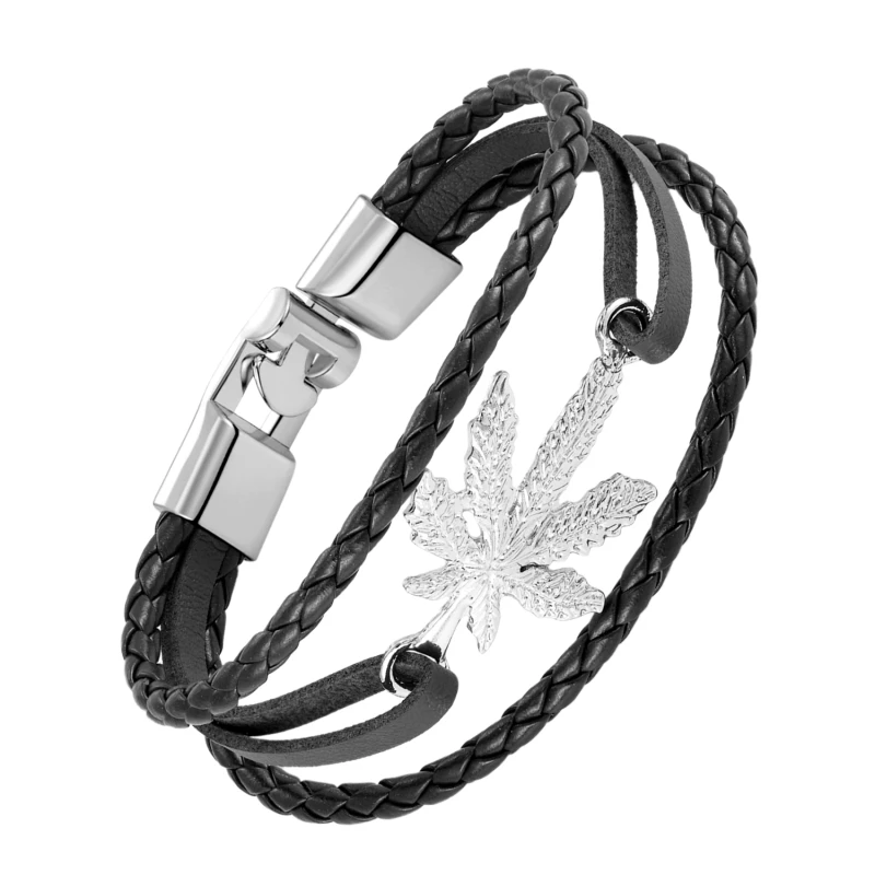 JANEYACY 2017 Fashionable Double Heart Leather Bracelet Men High Quality Courage Knight Leaf Charm Bracelet Men's Jewelry
JANEYACY 2017 Fashionable Double Heart Leather Bracelet Men High Quality Courage Knight Leaf Charm Bracelet Men's Jewelry