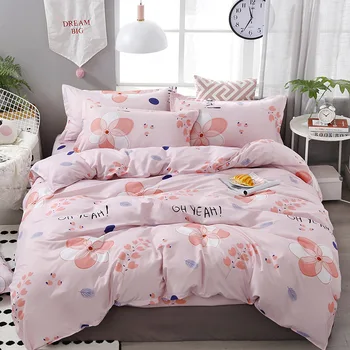 SJ 3/4pcs/Set Flowers Pink Comforter Kids Bedding Set Cotton Duvet Cover Set Pillowcase Home Textile
SJ 3/4pcs/Set Flowers Pink Comforter Kids Bedding Set Cotton Duvet Cover Set Pillowcase Home Textile