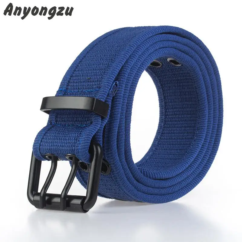 New Cotton Yarn Canvas Metal Buckle Breathable Double Row Button Belt Leisure Durable Convenient Quickly Unlock Men Women Belts
New Cotton Yarn Canvas Metal Buckle Breathable Double Row Button Belt Leisure Durable Convenient Quickly Unlock Men Women Belts