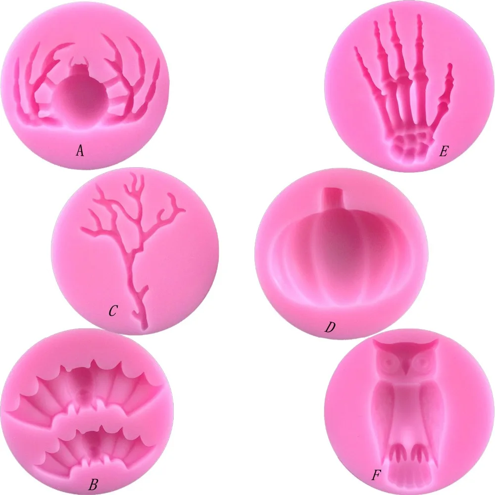 Gothic Halloween Mold Fondant Cake Silicone Mold Skeleton Spider Pumpkin Owl Bat Chocolate Fimo Clay Candy Molds Kitchen Baking
Gothic Halloween Mold Fondant Cake Silicone Mold Skeleton Spider Pumpkin Owl Bat Chocolate Fimo Clay Candy Molds Kitchen Baking