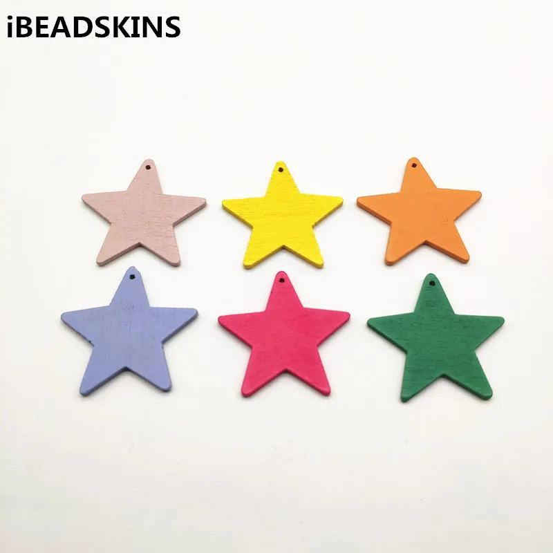 New arrival! 38x37mm 100pcs/lot Environmental Paint star-shape Wood charm For Earring parts Earring handmade jewelry making
New arrival! 38x37mm 100pcs/lot Environmental Paint star-shape Wood charm For Earring parts Earring handmade jewelry making