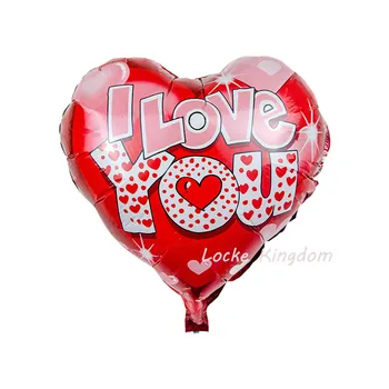 Lucky 30pcs/lot 45*45cm I LOVE YOU Balloon Heart Love Foil Helium Balloons Valentine's Day Gift Wedding Party Decoration Globos
Lucky 30pcs/lot 45*45cm I LOVE YOU Balloon Heart Love Foil Helium Balloons Valentine's Day Gift Wedding Party Decoration Globos