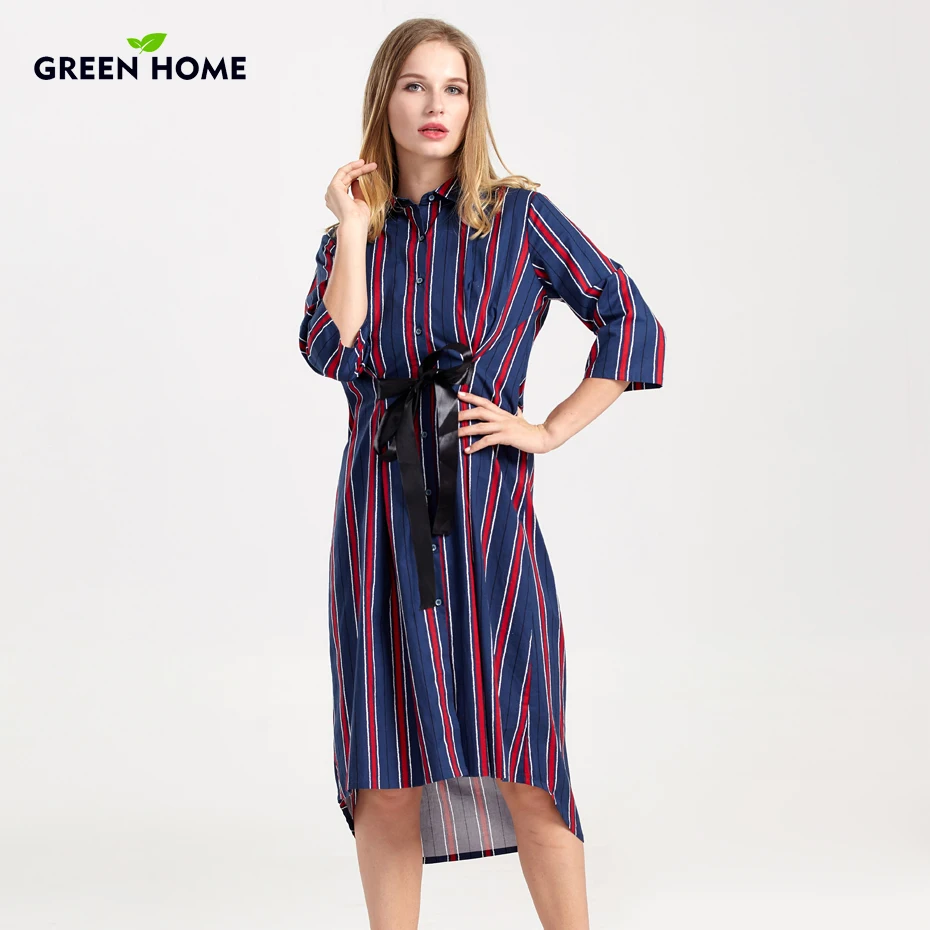 Green Home Maternity Striped Shirt Dresses Pregnant Elegant Women Turn-down Collar Maternity Dress Summer Pregnancy Clothes
Green Home Maternity Striped Shirt Dresses Pregnant Elegant Women Turn-down Collar Maternity Dress Summer Pregnancy Clothes