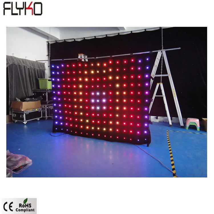 Фото Flexible led video screen P18cm 2x3m SD/PC controller for fashion show stage equipment  | Эффект освещения сцены (32993040661)