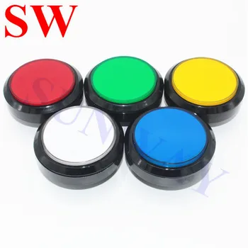 5 Colors LED 100MM flat cover Big Round Arcade Video Game Player Push Button Parts of Arcade Machine
5 Colors LED 100MM flat cover Big Round Arcade Video Game Player Push Button Parts of Arcade Machine