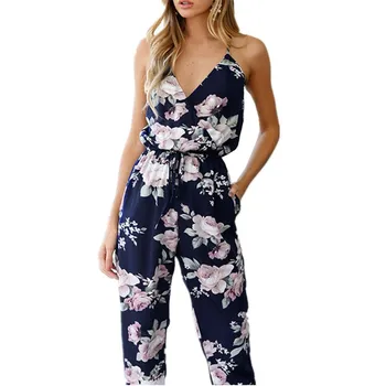 Sexy Women Boho Floral Jumpsuit With Belt Body Femme Rompers Feminino Floral Playsuit Overalls Spring Summer Jumpsuit
Sexy Women Boho Floral Jumpsuit With Belt Body Femme Rompers Feminino Floral Playsuit Overalls Spring Summer Jumpsuit