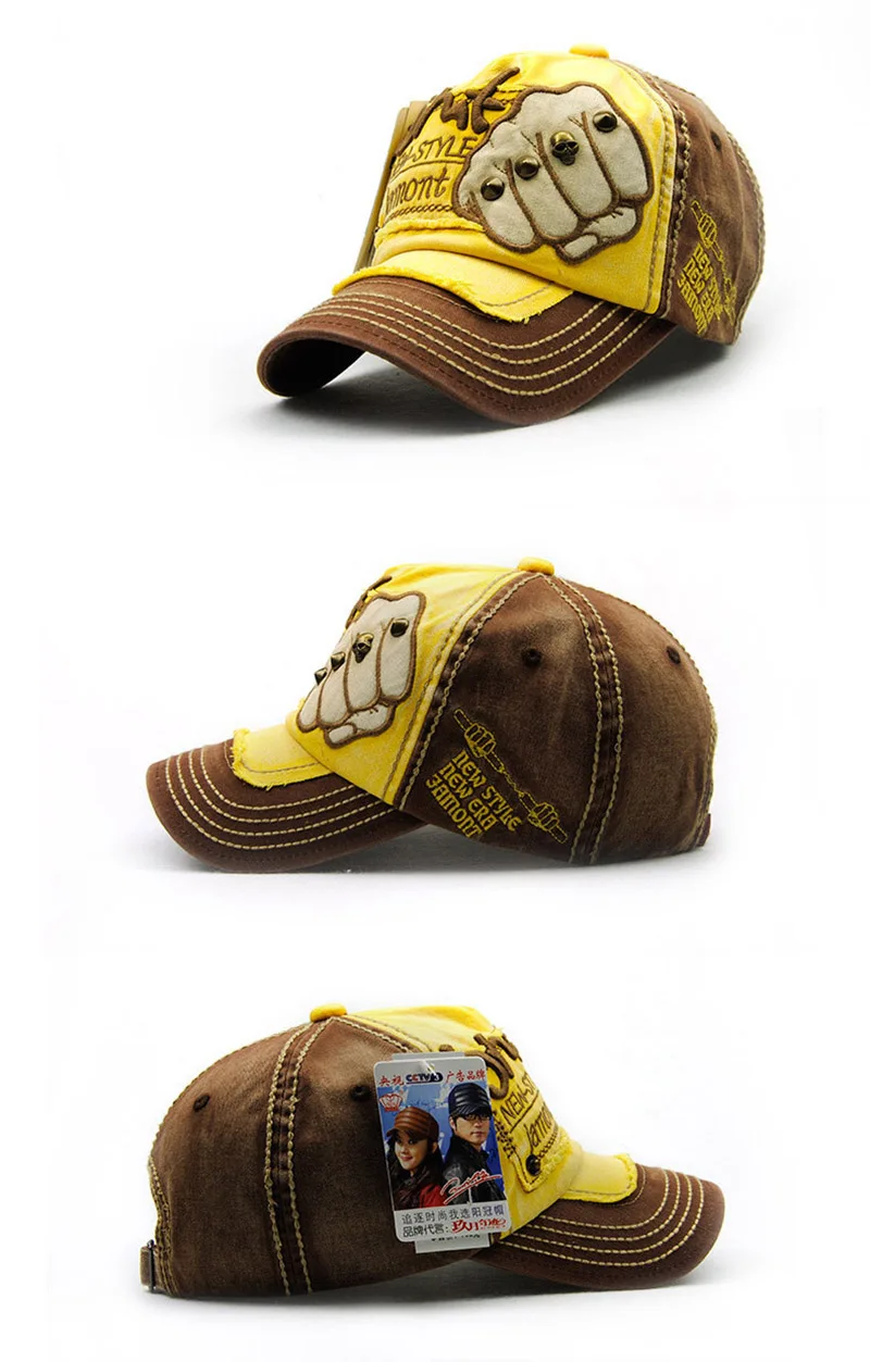 Fashion Letter Rivets Baseball Cap Women Men Fist Pattern Snapback Hat Unisex Adjustable Casual Outdoor Sport Caps CP0046 (11)