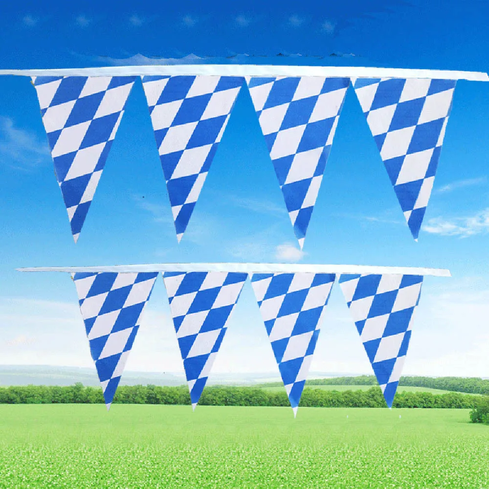 The Best Selling 10m Seppelhut Oktoberfest Bavaria Flag Blue White Carnival Flag 30 Sides String Banners Bandera Pirata
The Best Selling 10m Seppelhut Oktoberfest Bavaria Flag Blue White Carnival Flag 30 Sides String Banners Bandera Pirata