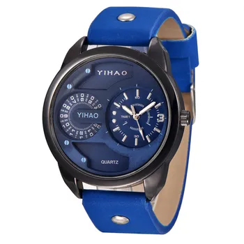 Luxury Luxury Men's Fashion Sport Waterproof Digital Analog Quartz Wrist Watch Assista Business Male Clock Digital dial Hour B30