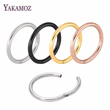 Silver Black Gold Stainless Steel Fashion Nose Ear Belly Piercing Ring Navel Piercing Septum Hip Hop Punk Rock&Roll
Silver Black Gold Stainless Steel Fashion Nose Ear Belly Piercing Ring Navel Piercing Septum Hip Hop Punk Rock&Roll