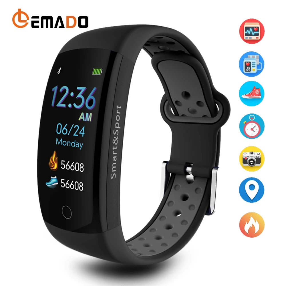 LEMDAO Q6S Smart Bracelet Color 3D dynamic Blood Pressure Heart Rate Monitor Waterproof Fitness Activity Tracker Watch Band
LEMDAO Q6S Smart Bracelet Color 3D dynamic Blood Pressure Heart Rate Monitor Waterproof Fitness Activity Tracker Watch Band
