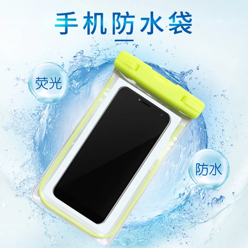 Bag for mobile phone waterproof sleeve for outdoor swimming Luminous mobile phone case For iPhone Samsung Xiaomi Huawei
Bag for mobile phone waterproof sleeve for outdoor swimming Luminous mobile phone case For iPhone Samsung Xiaomi Huawei