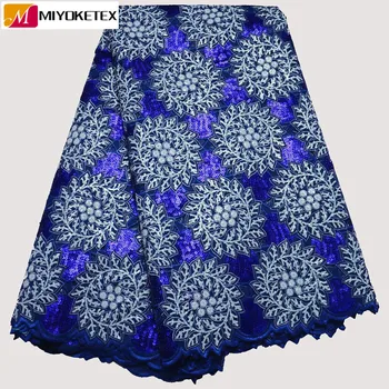 Newest Arrival Beautiful French Sequins Lace Fabric Net Royal Blue Organza Bright African Lace Fabric For Party Dress PSA623-3
Newest Arrival Beautiful French Sequins Lace Fabric Net Royal Blue Organza Bright African Lace Fabric For Party Dress PSA623-3