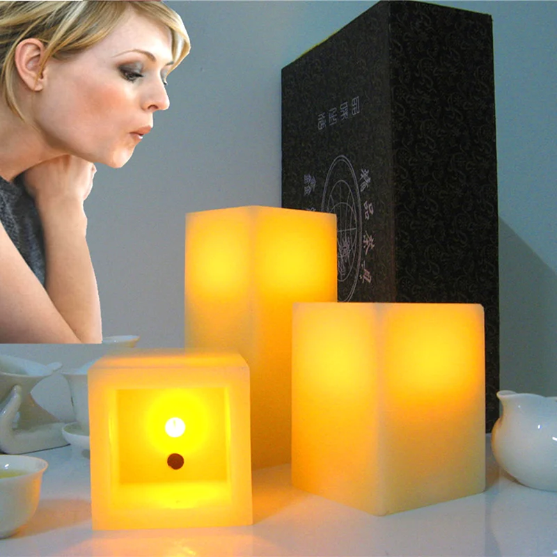 flameless unique blowing led wax candle light,Made by Paraffin wax and battery operated, Bar, KTV, home room lovely night light
flameless unique blowing led wax candle light,Made by Paraffin wax and battery operated, Bar, KTV, home room lovely night light
