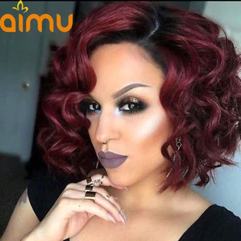 1B 99J Burgundy Ombre Full Lace Wig Human Hair 180 Density Loose Wave Brazilian Short Bob Wigs For Black Women With Baby Hair
1B 99J Burgundy Ombre Full Lace Wig Human Hair 180 Density Loose Wave Brazilian Short Bob Wigs For Black Women With Baby Hair