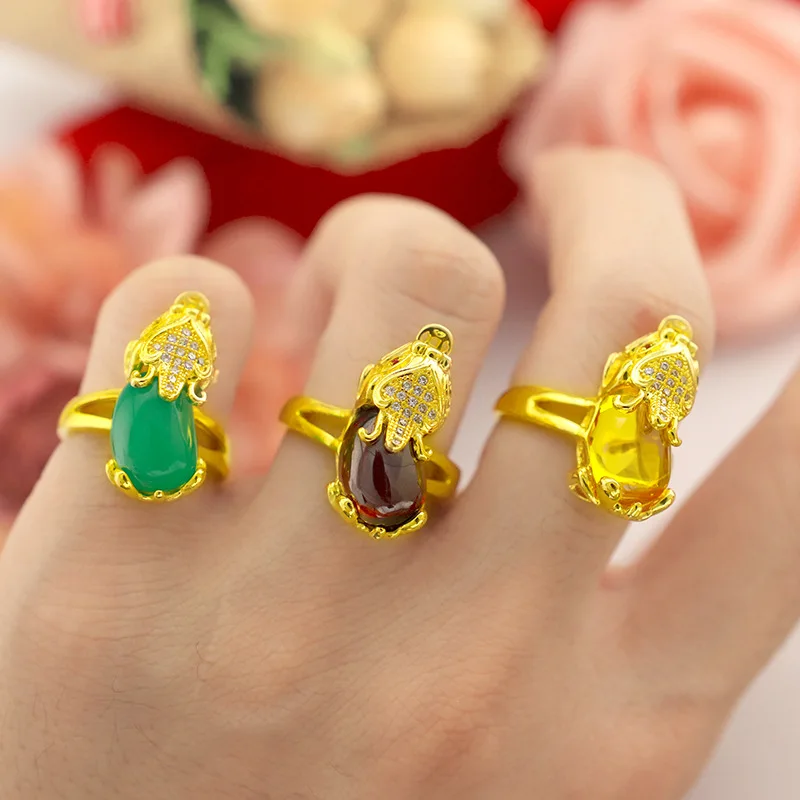 Stone Gold Ring Women Ladies For Wedding Engagement Golden Metal Finger Rings Female Jewelry Fashion Jewellery Accessories Gift
Stone Gold Ring Women Ladies For Wedding Engagement Golden Metal Finger Rings Female Jewelry Fashion Jewellery Accessories Gift