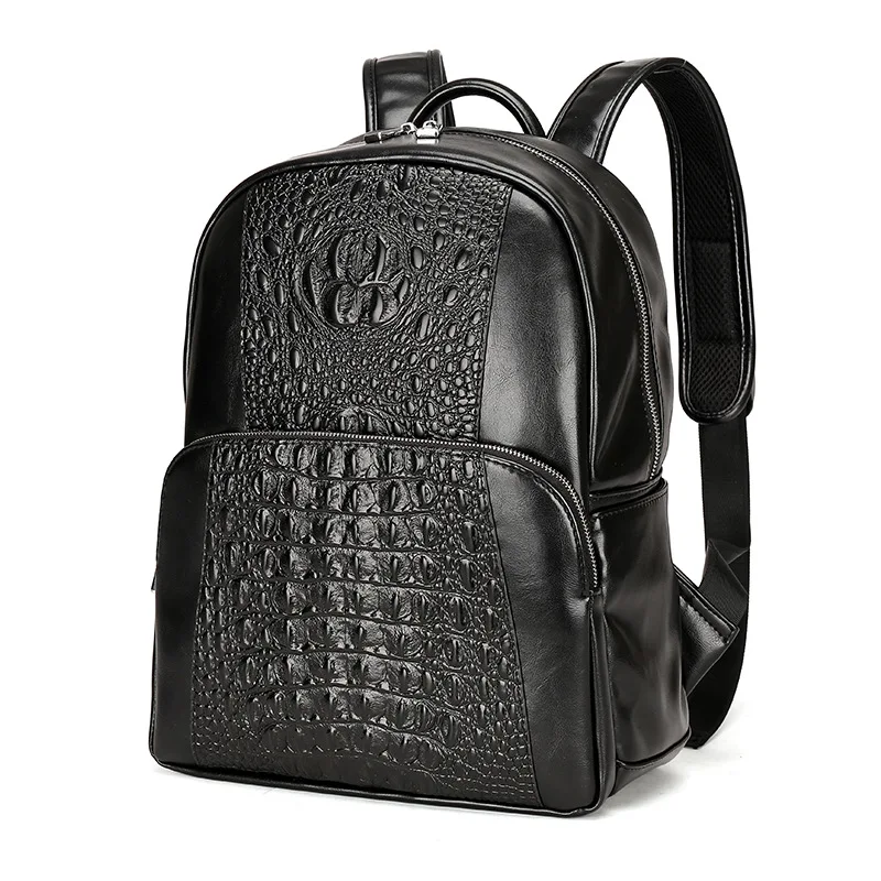 Fashion PU Crocodile Men's Backpack Male Leather Backpacks High Quality Student Bag Men Rucksack Bagpack mochila
Fashion PU Crocodile Men's Backpack Male Leather Backpacks High Quality Student Bag Men Rucksack Bagpack mochila