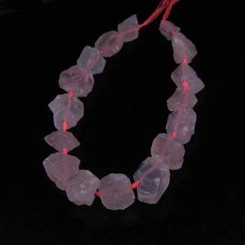 15.5 inches strand of Natural Pink Quartz Nuggets Beads ,Large Size Rock Raw Crystals Quartz Drilled loose Beads DIY Necklace
15.5 inches strand of Natural Pink Quartz Nuggets Beads ,Large Size Rock Raw Crystals Quartz Drilled loose Beads DIY Necklace