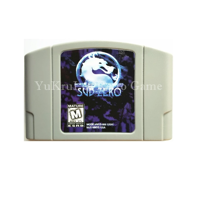 Mortal Kombat Mythologies Sub-Zero Video Game Cartridge Card for 64 Bit Family Game Console US NTSC Version English Language N10
Mortal Kombat Mythologies Sub-Zero Video Game Cartridge Card for 64 Bit Family Game Console US NTSC Version English Language N10