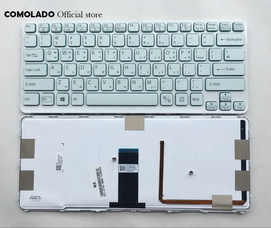 KR Korean backlit keyboard For Sony VAIO SVE 14 SVE14 SVS14 SVE14A white and black keyboard KR Layout
KR Korean backlit keyboard For Sony VAIO SVE 14 SVE14 SVS14 SVE14A white and black keyboard KR Layout