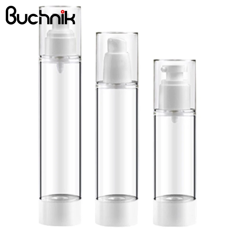 BUCHINK 3Pcs Transparent Lotion Bottle Travel Organizer Vacuum Pump Vessel Cosmetic Container Emulsion Sub-bottling Accessories
BUCHINK 3Pcs Transparent Lotion Bottle Travel Organizer Vacuum Pump Vessel Cosmetic Container Emulsion Sub-bottling Accessories