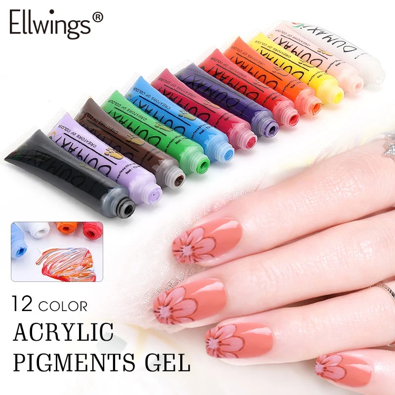 Ellwings 12 Colors 3D Nail Gel Paint for Nails 3D Design 12ml Amazing Painting Tools Nail Acrylic Paint UV Gel Nail Polish Set
Ellwings 12 Colors 3D Nail Gel Paint for Nails 3D Design 12ml Amazing Painting Tools Nail Acrylic Paint UV Gel Nail Polish Set