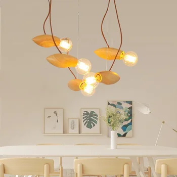 Wooden fireflies restaurant lights Pendant Lights living room bird bee group lights Nordic creative meal modern droplight 
Wooden fireflies restaurant lights Pendant Lights living room bird bee group lights Nordic creative meal modern droplight
