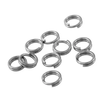 200PCs Stainless Steel Circle Jump Rings Double-deck Bright Silver Tone For DIY 5mm
200PCs Stainless Steel Circle Jump Rings Double-deck Bright Silver Tone For DIY 5mm