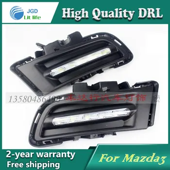 Free shipping !12V 6000k LED DRL Daytime running light case for Mazda 3 Mazda3 M3 2010-2012 fog lamp frame Fog light Car styling
Free shipping !12V 6000k LED DRL Daytime running light case for Mazda 3 Mazda3 M3 2010-2012 fog lamp frame Fog light Car styling