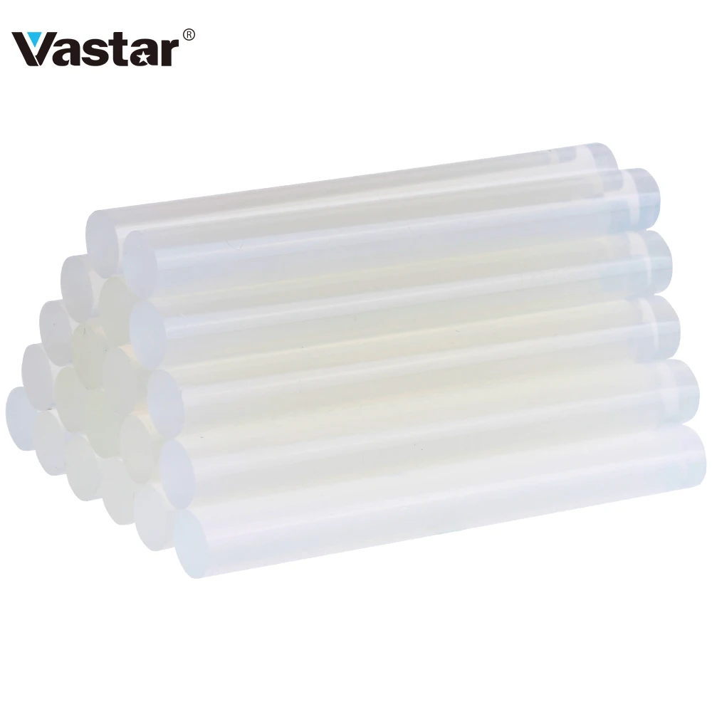 Vastar 20pcs Hot Melt Glue sticks 11mm*100mm Non-Toxic DIY Glue Stick for Glue Gun Craft
Vastar 20pcs Hot Melt Glue sticks 11mm*100mm Non-Toxic DIY Glue Stick for Glue Gun Craft