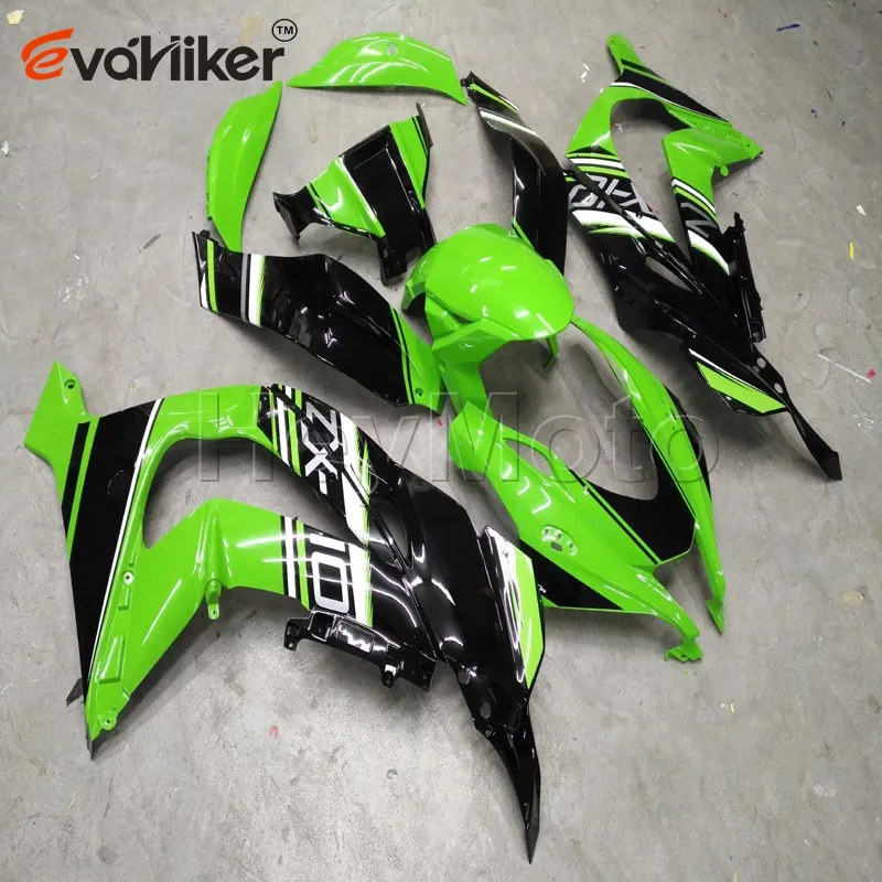 ABS Plastic fairing for ZX10R 2016 2017 2018 green ZX 10R 16 17 18 motorcycle panels Injection mold
ABS Plastic fairing for ZX10R 2016 2017 2018 green ZX 10R 16 17 18 motorcycle panels Injection mold