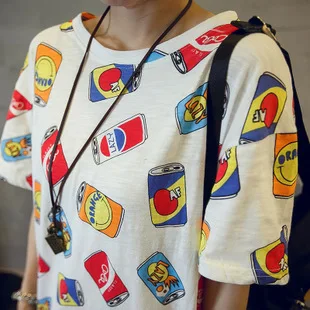 ECTTC new beautiful Coca Cola printed summer cotton t shirt women tops tees short sleeve fashion Casual T-shirt
ECTTC new beautiful Coca Cola printed summer cotton t shirt women tops tees short sleeve fashion Casual T-shirt