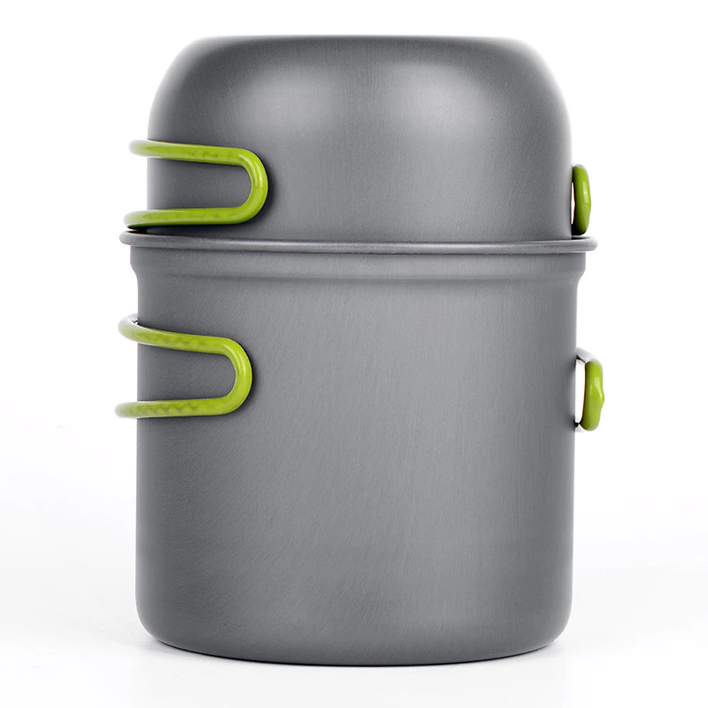 Outdoor Set Pot 1-2 Person Portable Camping Cookware DS-101 Set Pot Quick and Easy 2 Pieces of a Set Camping Pot
Outdoor Set Pot 1-2 Person Portable Camping Cookware DS-101 Set Pot Quick and Easy 2 Pieces of a Set Camping Pot