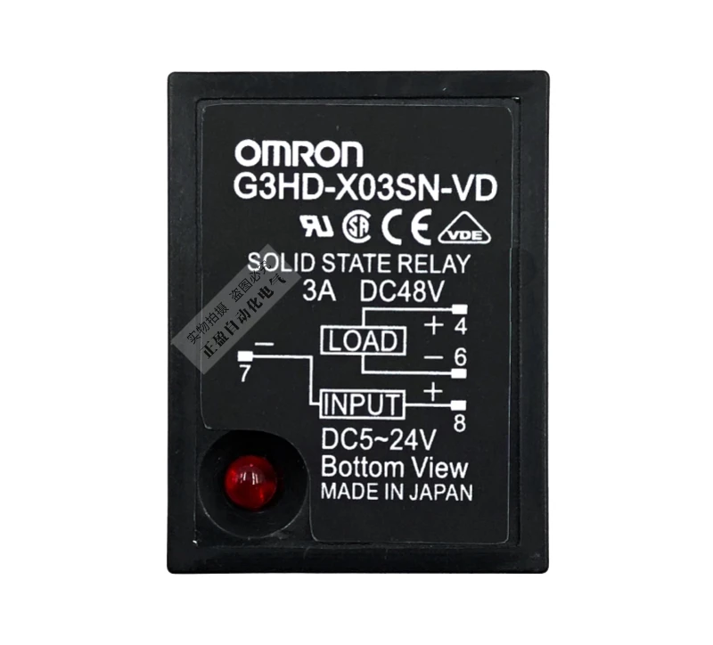 Free shipping Original imported genuine Omron (Nissan) OMRON solid state relay G3HD-X03SN-VD 5-24VDC
Free shipping Original imported genuine Omron (Nissan) OMRON solid state relay G3HD-X03SN-VD 5-24VDC