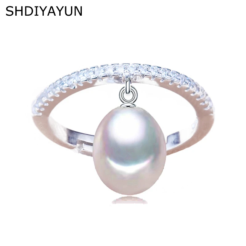 SHDIYAYUN 2021 Fine Pearl Ring 925 Sterling Silver Jewelry For Women Zircon Rings Drop Shape Natural Freshwater Pearl Gift
SHDIYAYUN 2021 Fine Pearl Ring 925 Sterling Silver Jewelry For Women Zircon Rings Drop Shape Natural Freshwater Pearl Gift