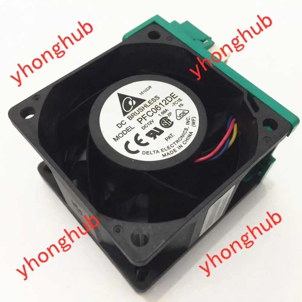 Вентилятор охлаждения сервера Delta Electronics PFC0612DE 7C1E DC 12 В 1,68 а 60x60x38 мм
Вентилятор охлаждения сервера Delta Electronics PFC0612DE 7C1E DC 12 В 1,68 а 60x60x38 мм
