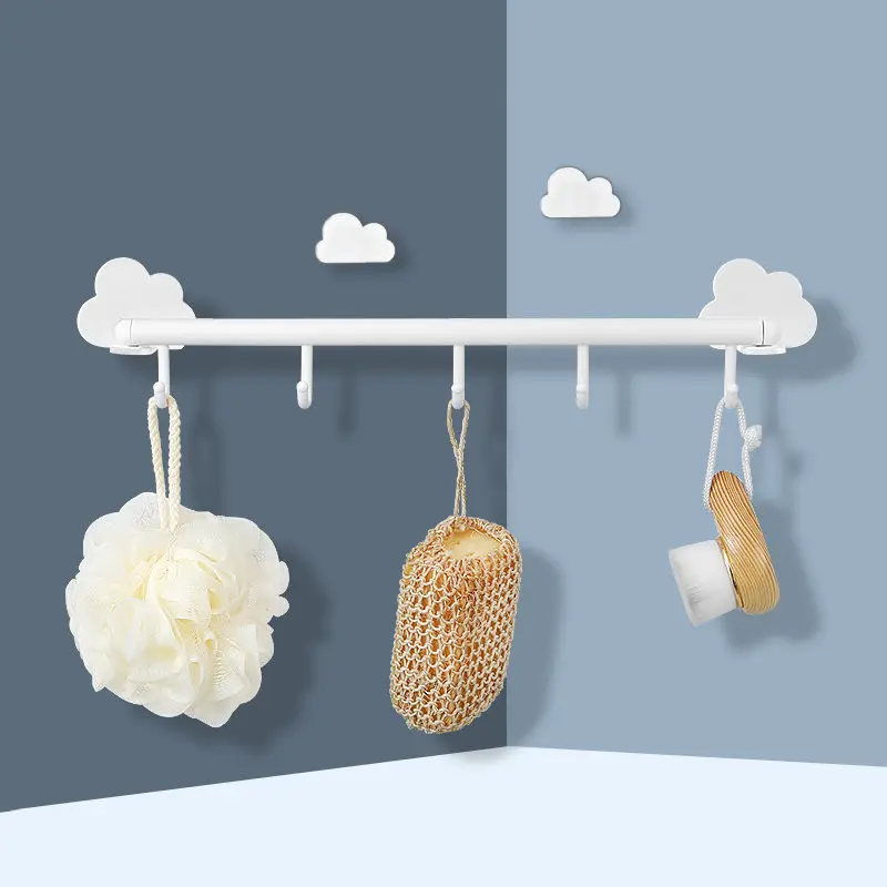 Refrigerator 5 Row Hooks Cloud Shape Free Punching No Trace Back Door Hooks Key Coat Hanging Kitchen Bathroom Home Decoration
Refrigerator 5 Row Hooks Cloud Shape Free Punching No Trace Back Door Hooks Key Coat Hanging Kitchen Bathroom Home Decoration