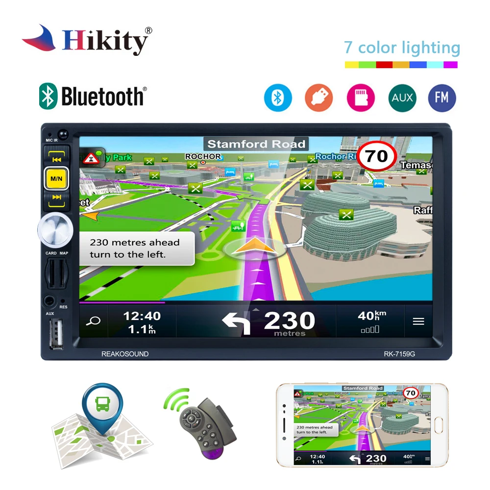 Hikity 2 din Car Radio 7 Inch RDS GPS Autoradio IOS/Android Mirror Link Car Stereo Car MP5 Player Support Micphone and Camera
Hikity 2 din Car Radio 7 Inch RDS GPS Autoradio IOS/Android Mirror Link Car Stereo Car MP5 Player Support Micphone and Camera