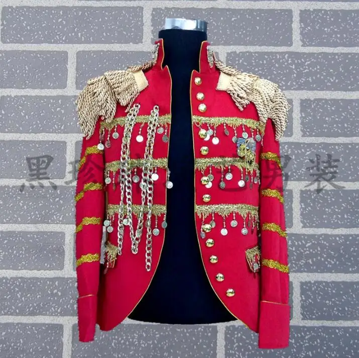 Red Men Suits Designs Masculino Homme Terno Stage Costumes For Singers Men Sequin Blazer Dance Clothes Jacket Style Dress
Red Men Suits Designs Masculino Homme Terno Stage Costumes For Singers Men Sequin Blazer Dance Clothes Jacket Style Dress
