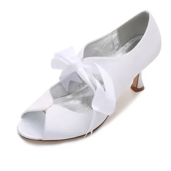 Creativesugar women satin evening dress shoes open peep toe lace up ribbon tie ankle boot high-top heels party cocktail pumps
Creativesugar women satin evening dress shoes open peep toe lace up ribbon tie ankle boot high-top heels party cocktail pumps