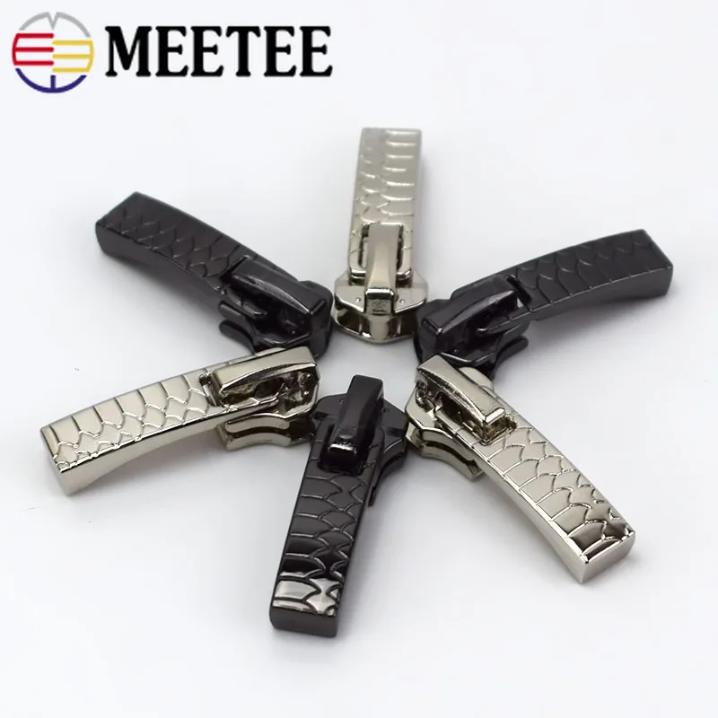 Meetee 10pcs #5 Metal Auto Lock Zipper Head For Metal Zipper DIY Bag Garment Sewing Supplies Crafts Decorative Material G5-2
Meetee 10pcs #5 Metal Auto Lock Zipper Head For Metal Zipper DIY Bag Garment Sewing Supplies Crafts Decorative Material G5-2