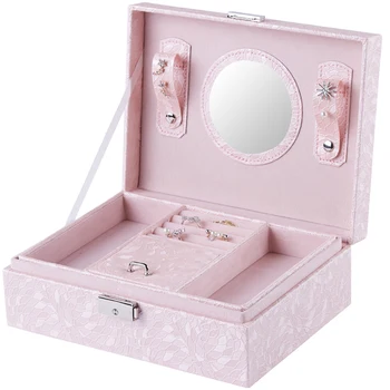 High Quality PU Leather Jewelry Cases Portable Ladies Makeup Box Earings Bracelet Jewel Case Two Layers Storage Carrying Case
High Quality PU Leather Jewelry Cases Portable Ladies Makeup Box Earings Bracelet Jewel Case Two Layers Storage Carrying Case