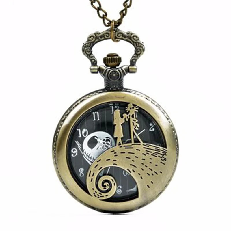 The Nightmare Before Christmas Jack Skellington Tim Burton Kid Movie Toy Horses Fashionable Black Quarzt Pocket Watch Gifts Men
The Nightmare Before Christmas Jack Skellington Tim Burton Kid Movie Toy Horses Fashionable Black Quarzt Pocket Watch Gifts Men