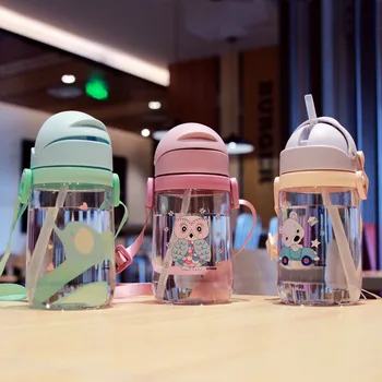 420ML Kids Plastic Water Bottles Protein Shaker Blender Bottles with Straw BPA Free Portable Sport My Water Bottles
420ML Kids Plastic Water Bottles Protein Shaker Blender Bottles with Straw BPA Free Portable Sport My Water Bottles