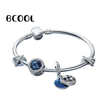 100%925 Sterling Silver Original Copy 1:1 New Simple Blue Crystal Bracelet Free Shipping
100%925 Sterling Silver Original Copy 1:1 New Simple Blue Crystal Bracelet Free Shipping