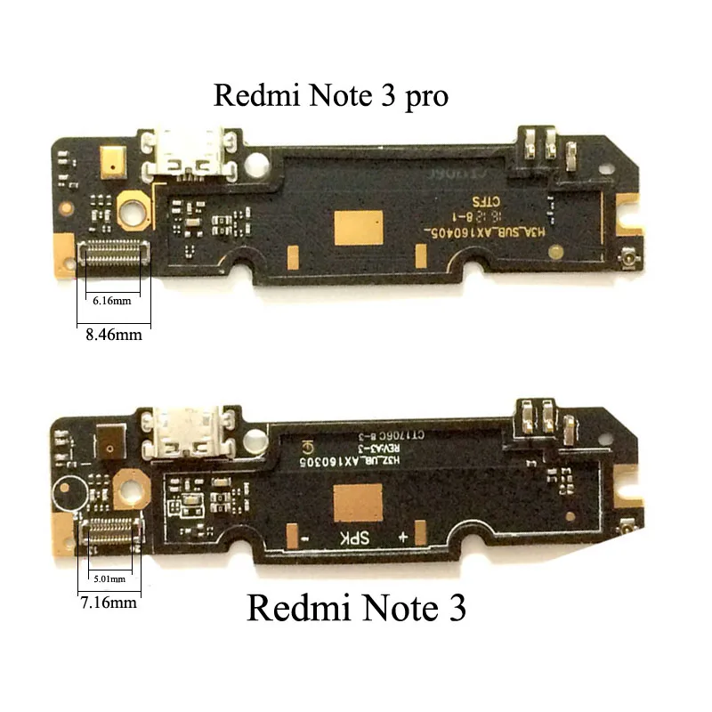 Микрофонный модуль для Xiaomi Redmi Note 3 4 5 6 7 8 8T 9 9S Pro плата с USB зарядным портом гибкий