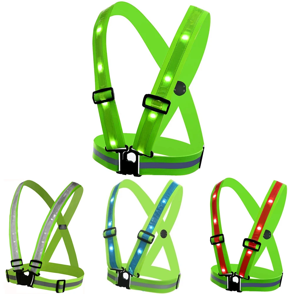 Running LED Reflective Safety Vest USB Charging High Visibility Adjustable Size Running Gear Dog Walking Motorcycle in Traffic
Running LED Reflective Safety Vest USB Charging High Visibility Adjustable Size Running Gear Dog Walking Motorcycle in Traffic