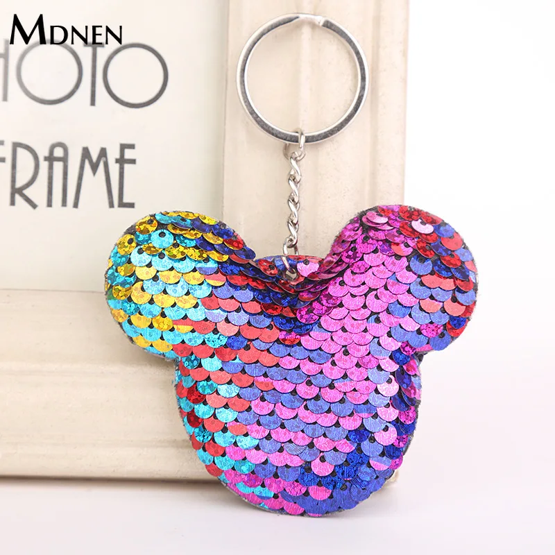MDNEN Cute Women Mickey Sequins Keychains Sequin Key Chain Mouse Glitter Pompom Key Ring Cartoon Animal Keyholder Women Keyfob
MDNEN Cute Women Mickey Sequins Keychains Sequin Key Chain Mouse Glitter Pompom Key Ring Cartoon Animal Keyholder Women Keyfob